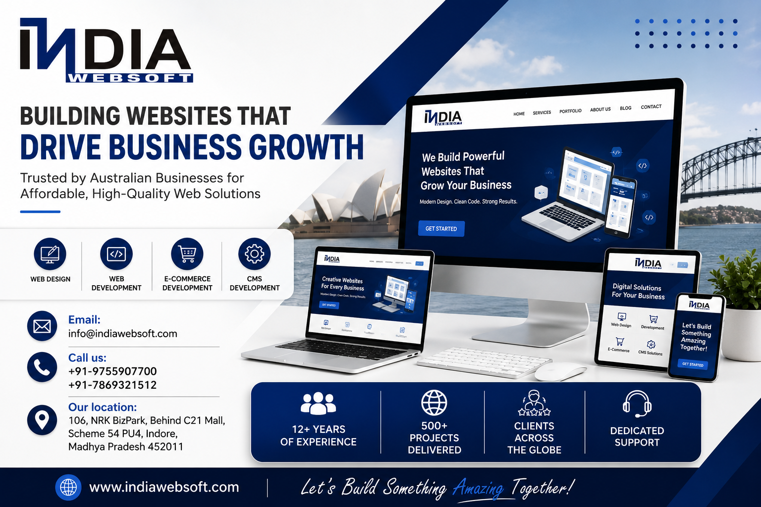 Website Design Agency in India – India Websoft Web Development Solutions for Australian Businesses