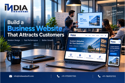 Business website design that attracts customers with India Websoft